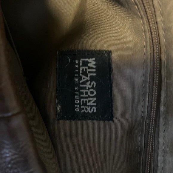 Wilson Brand Brown Leather purse with adjustable strap. - Picture 1 of 4